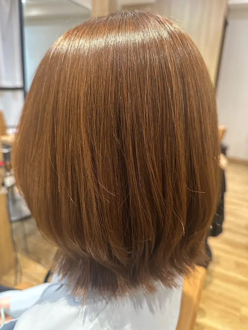 ミディアム カラー カット ヘアカラー トリートメント ✨✂️Nori ✂️✨のヘアスタイル
