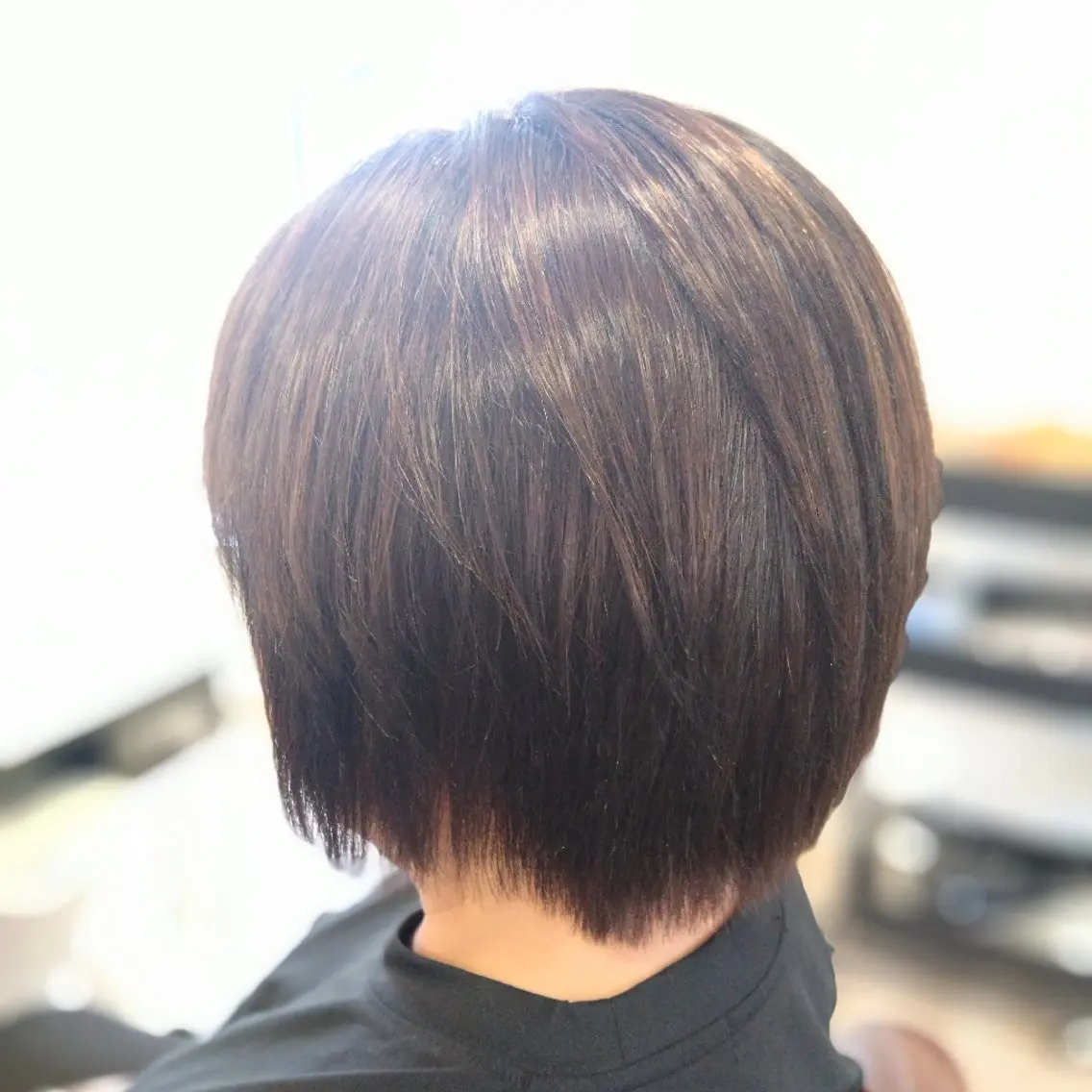 ショート ショートヘア 縮毛矯正 カット 砂田 沙樹のヘアスタイル