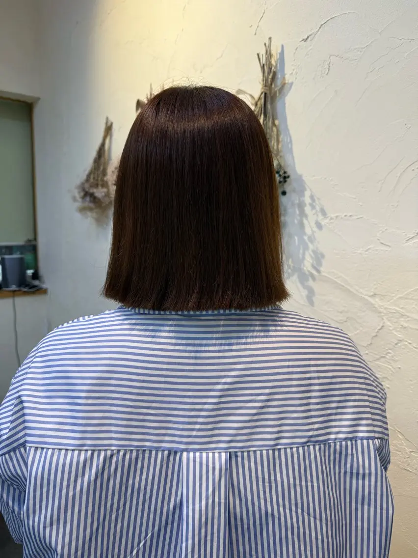 【学生様限定👩‍🎓】🌸切りっぱなしボブカット限定🌸（シャンプートリートメント付き）の写真