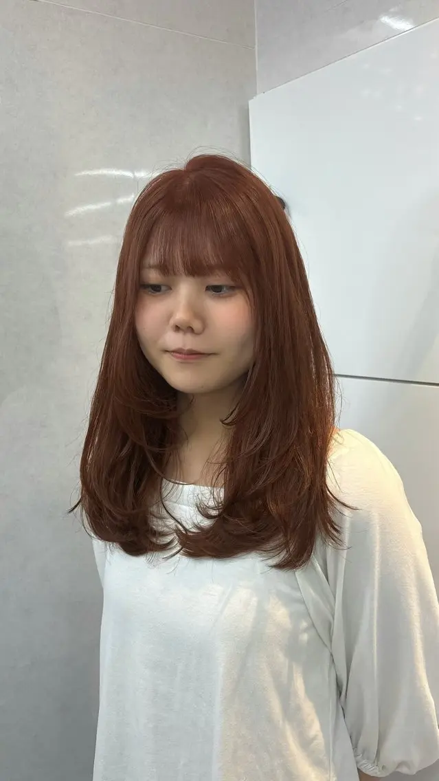 ロング ヘアカラー 【ALEAP】 coconaのヘアスタイル