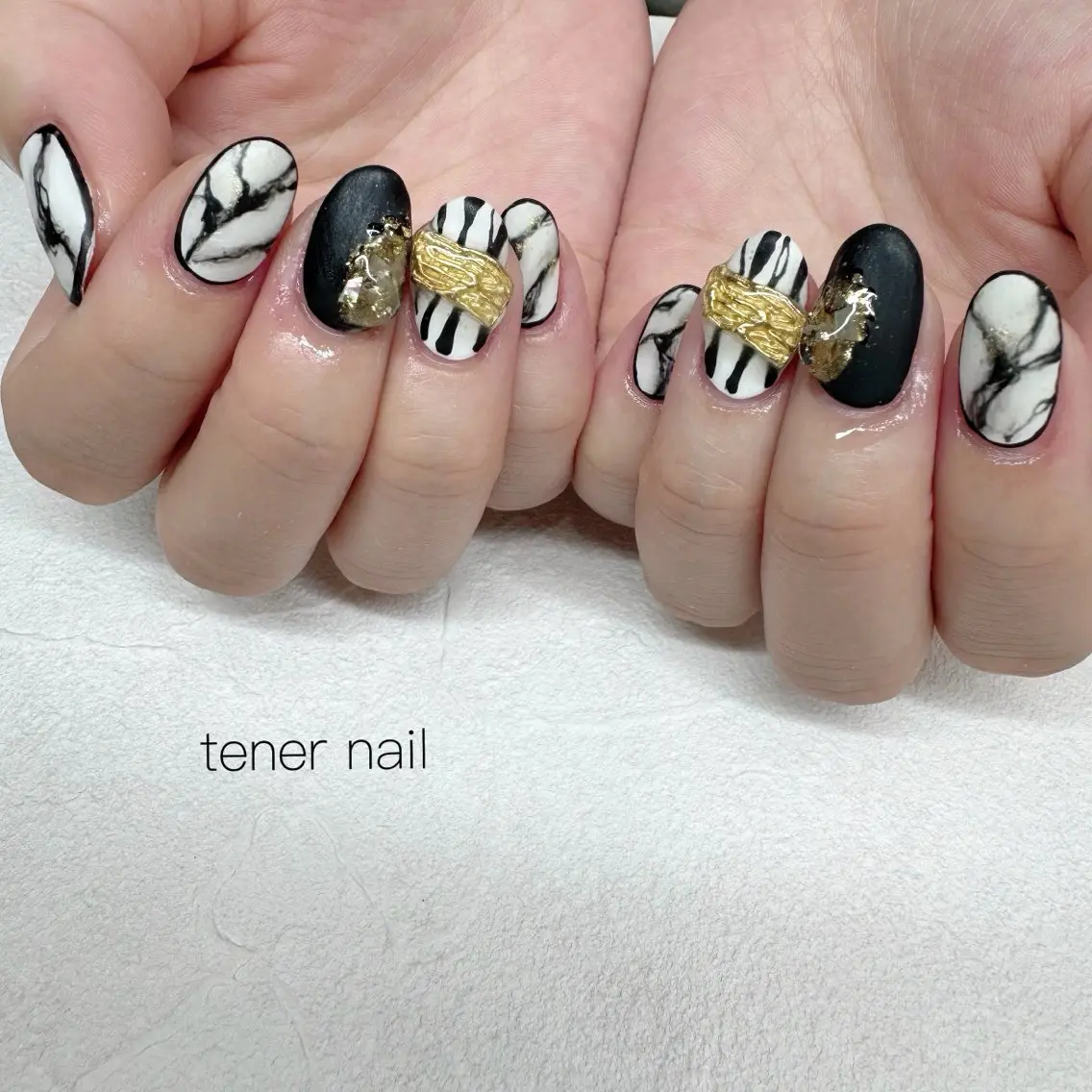 ネイル マットネイル ハンドネイル テネルネイル tener nailのネイルデザイン