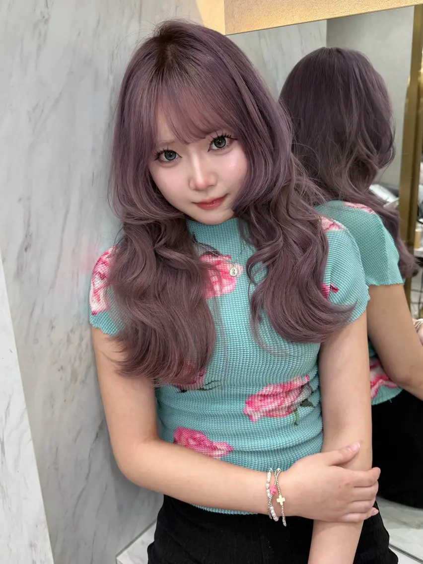 ロング karin ボブハイトーンのヘアスタイル