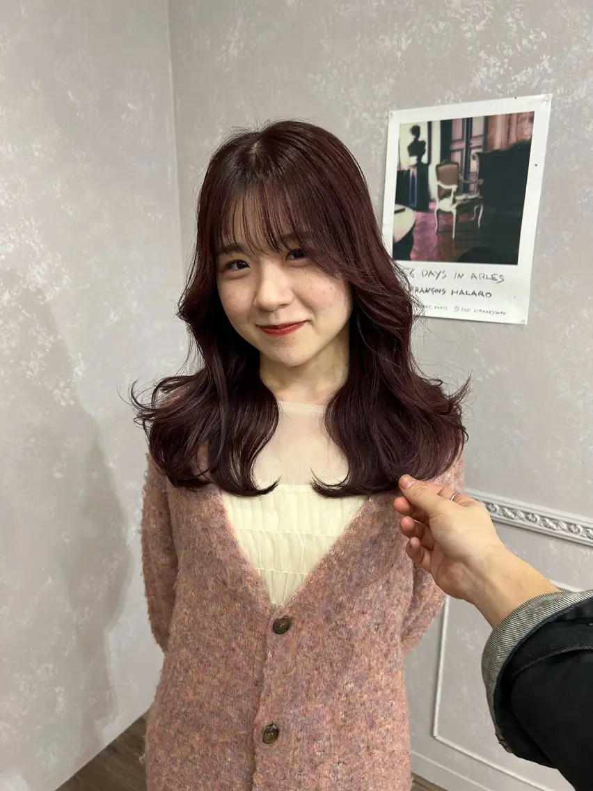 【おためしパーマ】前髪カット+前髪パーマの写真