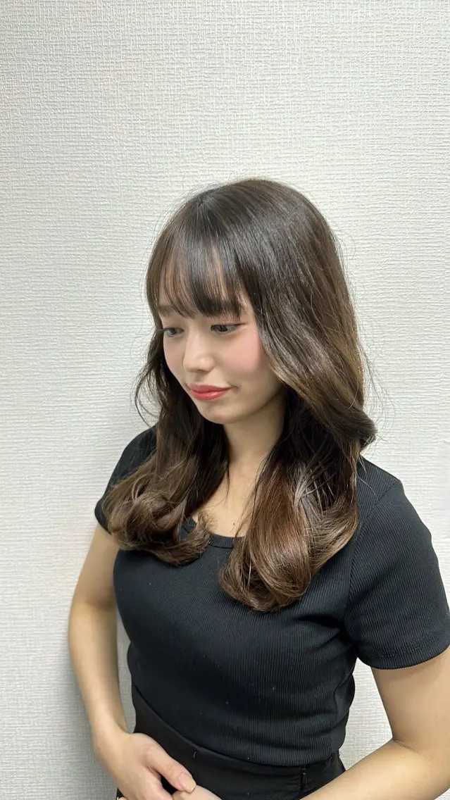 ロング カラー 髪質改善 トリートメント 表参道指名1位💖 カラーの達人💗のヘアスタイル