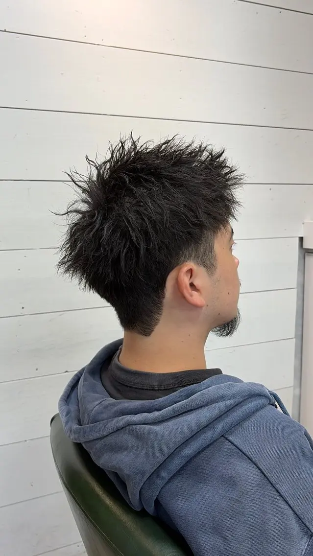 ショート パーマ メンズ パーマ 似合わせ/前髪カット /店長 村上直也のヘアスタイル