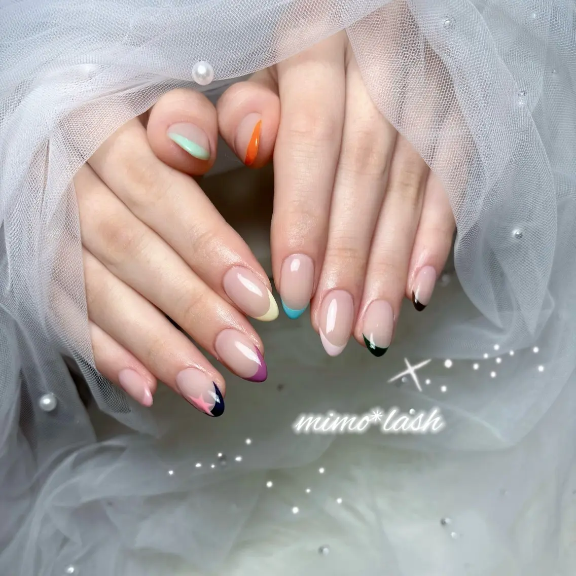 ネイル ハンドネイル mimo*lash 🍒sakura🍒のマツエク・マツパデザイン