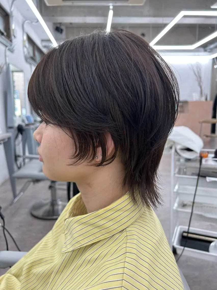 ショート ショートヘア ウルフカット arte MAYU カットモデル募集のヘアスタイル