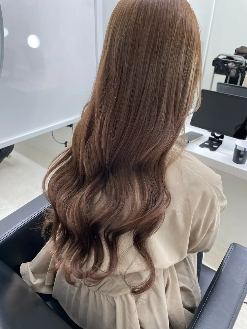 ロング カラー カット ヘアカラー トリートメント 《Zina札幌大通》 Hinano🐻のヘアスタイル