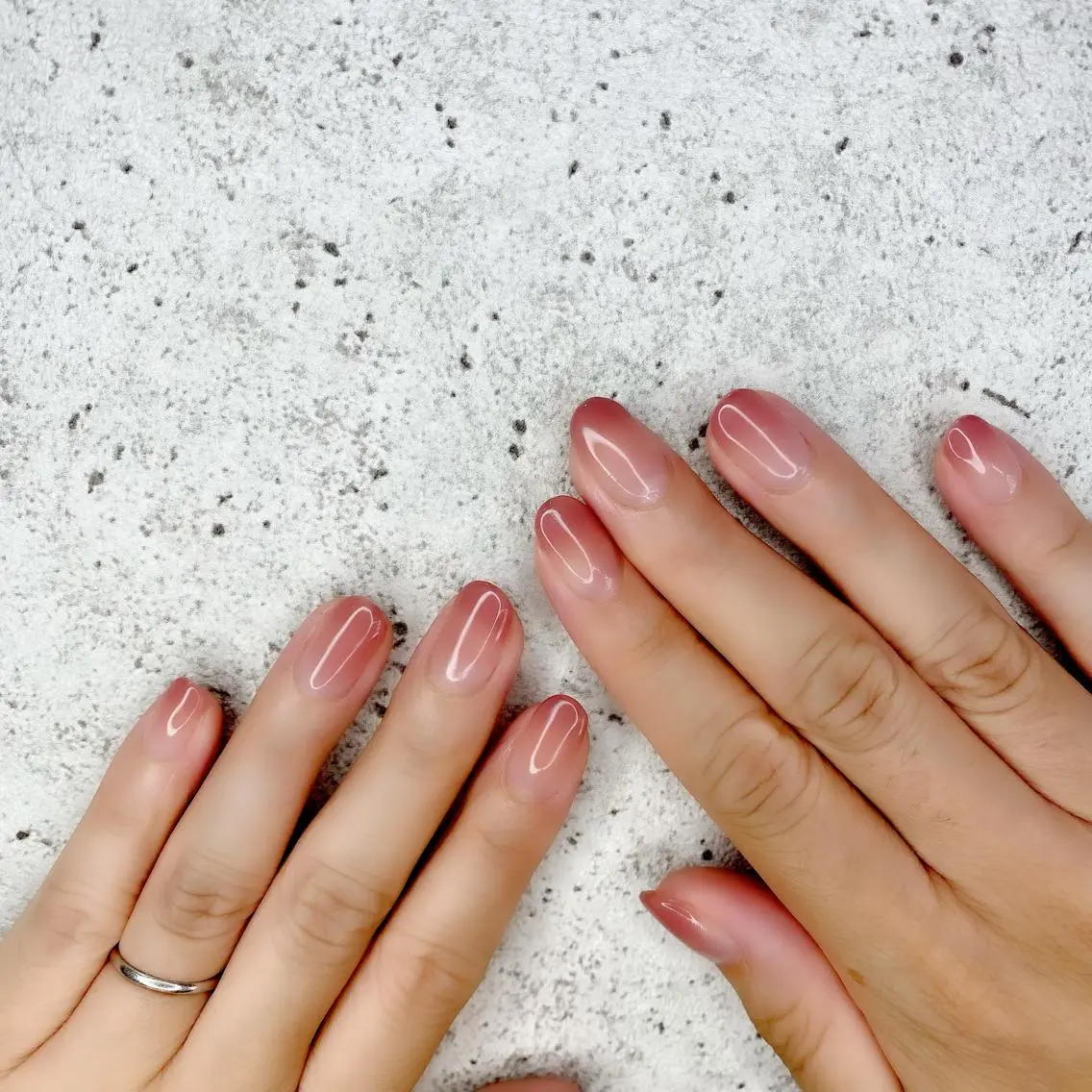 セミロング カラー パーマ ヘアアレンジ メンズ キッズ ネイル マツエク・マツパ ブラウンカラー グラデーションカラー カラーマツエク ブラウン グラデーション Salon Ｋのネイルデザイン