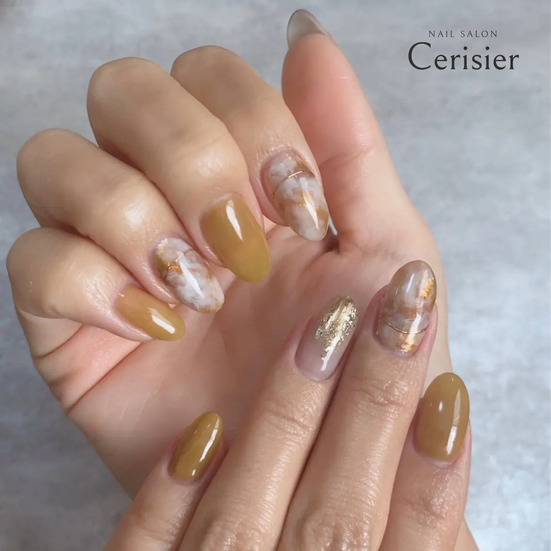 ネイル ハンドネイル フットネイル cerisier nailのネイルデザイン
