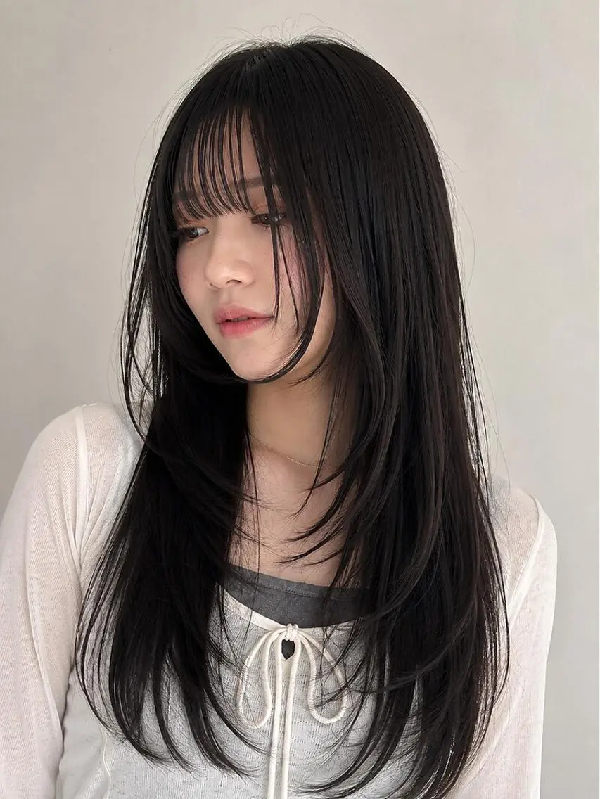 【期間限定】前髪縮毛矯正+前髪カット+トリートメント 9400→6600の写真