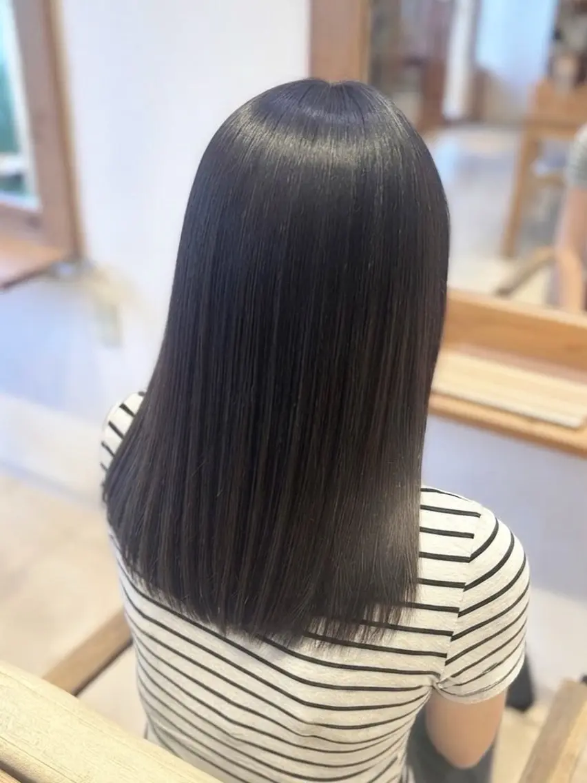 ミディアム ヘアカラー reo /DONNA高槻店のヘアスタイル