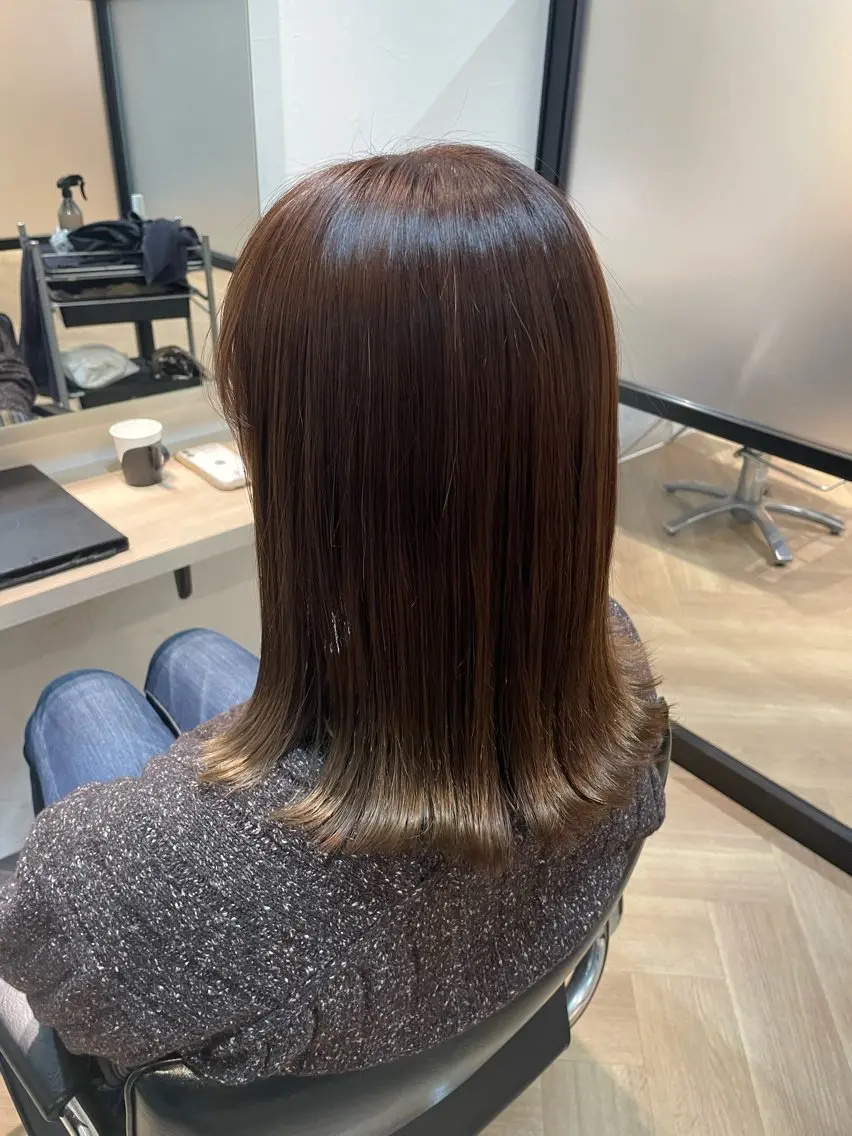 セミロング カラー tocca千葉 ANNEX/せりなのヘアスタイル