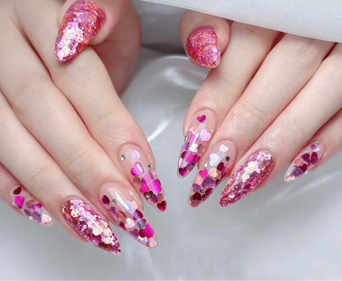ネイル アートネイル フットネイル フレンチネイル ジェルネイル ガラスフレンチ ハンドネイル ╹◡╹MimoEye lash🌻Nailのマツエク・マツパデザイン