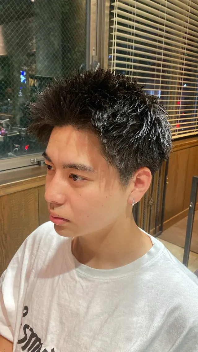 【RYUSEI🈹】メンズcut/今流行りのspiky short/似合わせ/冬こそ短髪に✨の写真