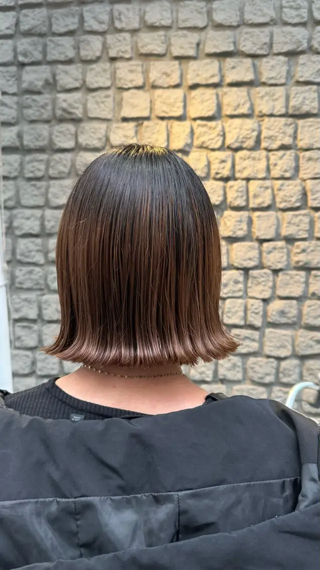 ショート 切りっぱなしボブ ボブ belle / Honoka🧁のヘアスタイル
