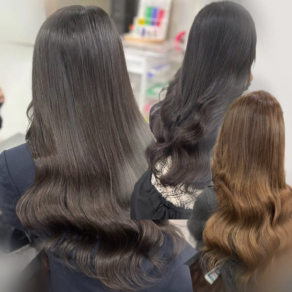 ロング エクステ 髪質改善 レイヤーカット 横浜/エクステ特化× 艶カラー/あいかのヘアスタイル