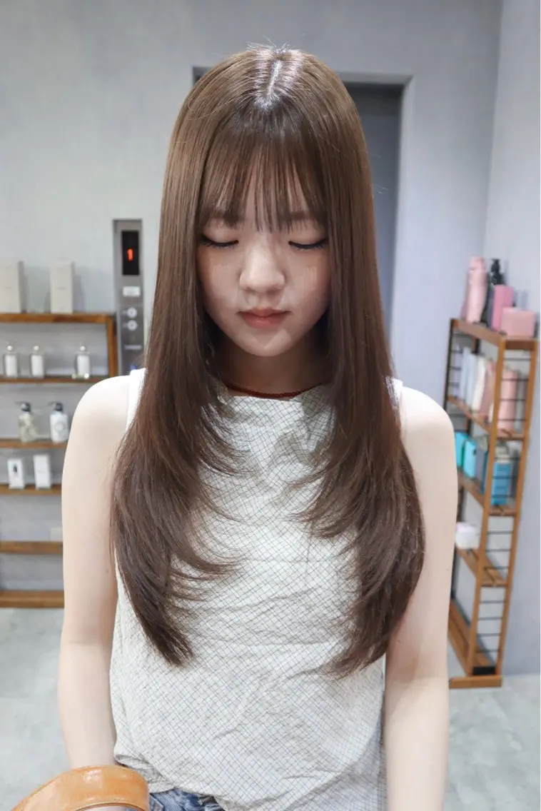ロング カラー カット ヘアカラー saki🌱似合わせ ボブ/透明感カラーのヘアスタイル