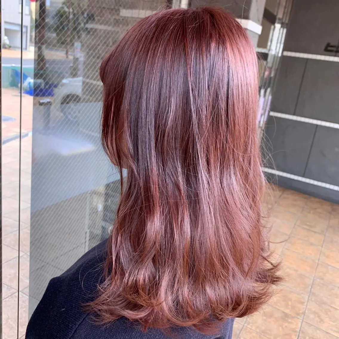 セミロング カラー HairDesign Azurのヘアスタイル