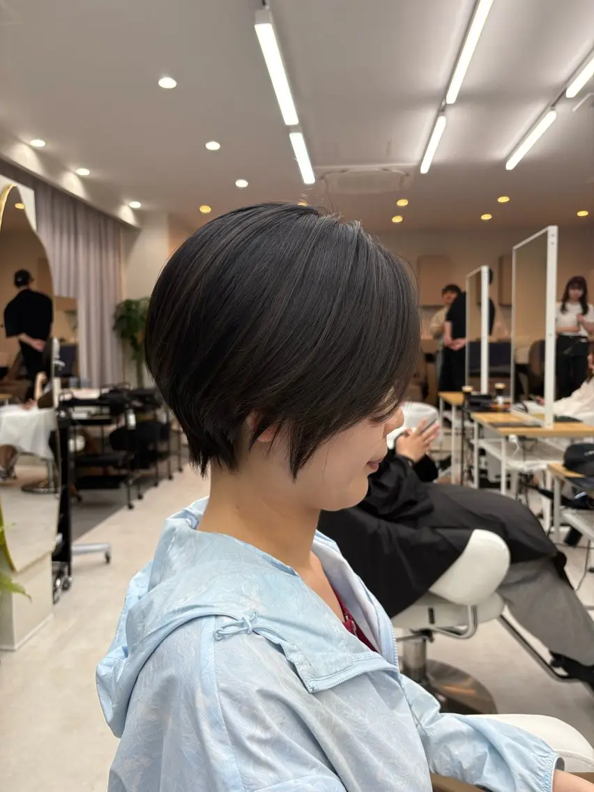 ショート 似合わせカット ショートヘア トリートメント manami/ ハッシュレイヤーのヘアスタイル