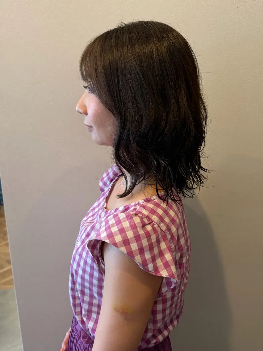 ミディアム カラー カノエ博多ミスト / 寺原聡太のヘアスタイル