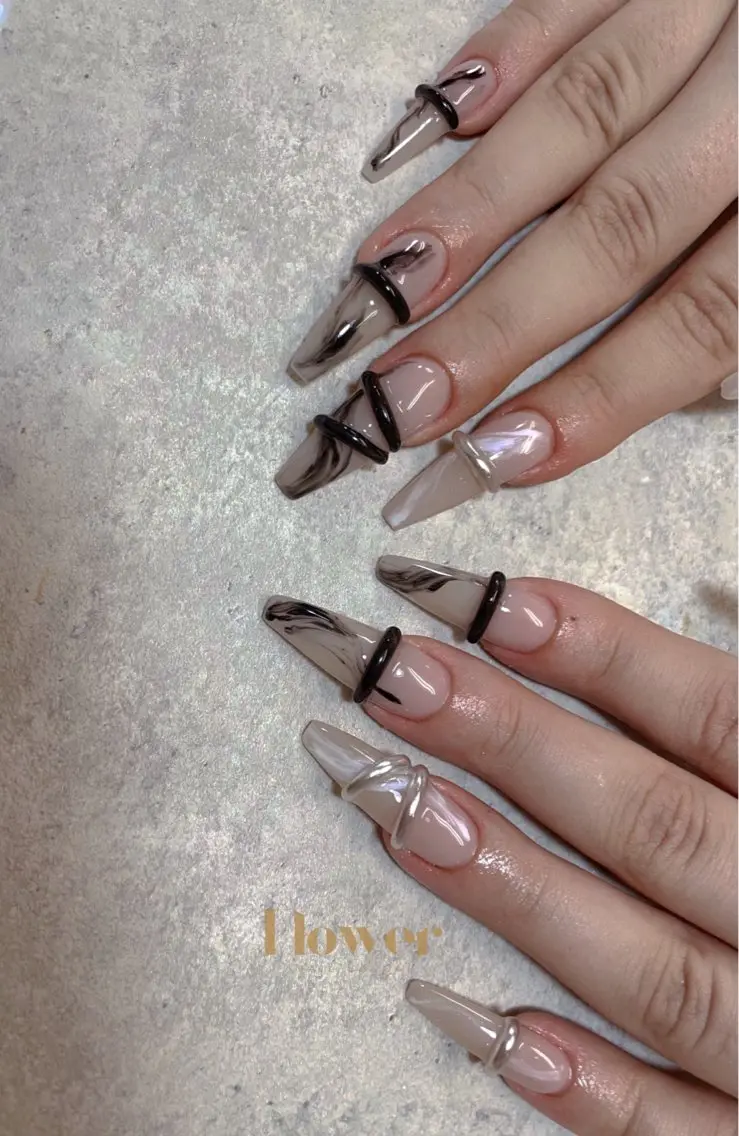 ネイル ハンドネイル Flower nailのネイルデザイン