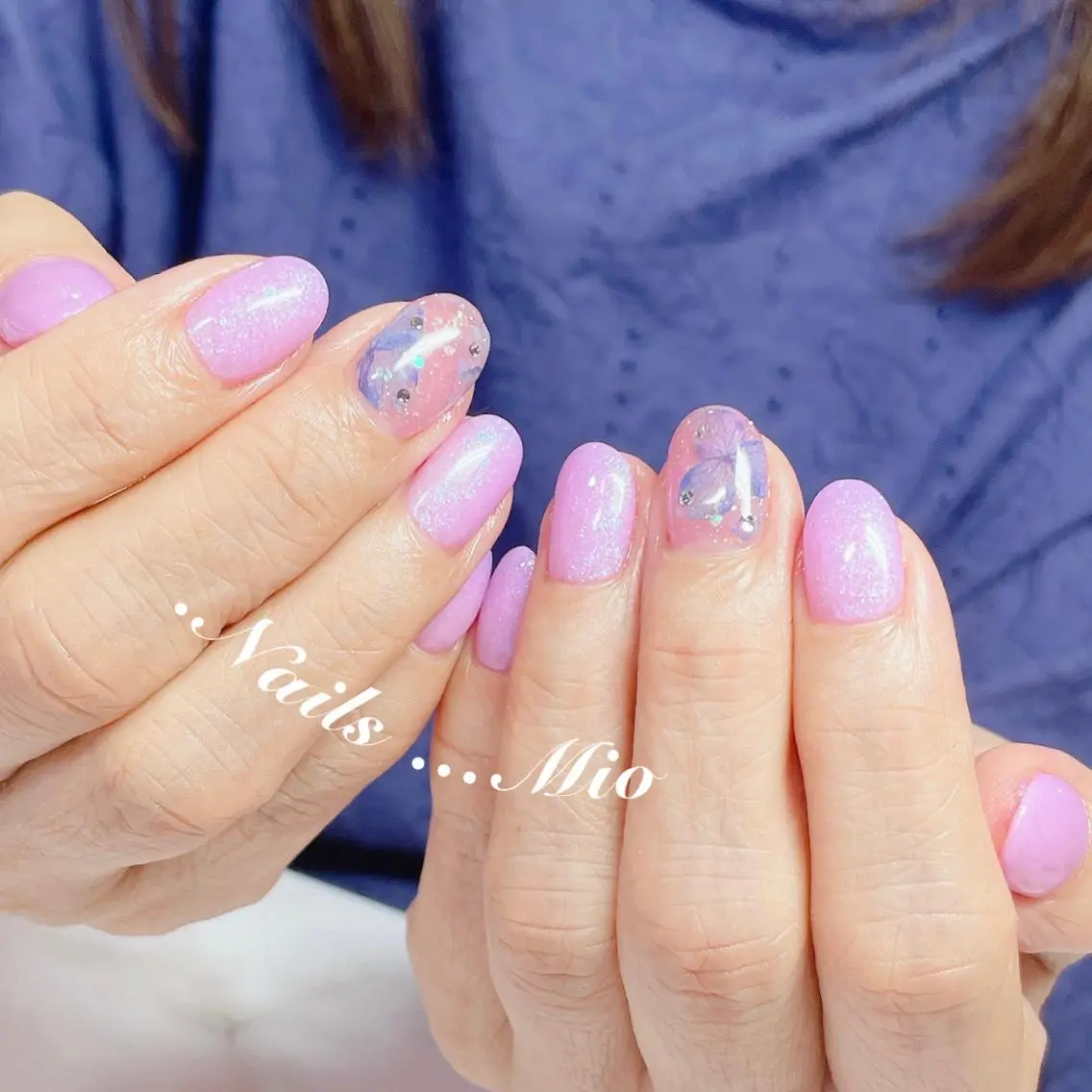 ネイル アートネイル ジェルネイル ワンカラーネイル .Nails Mio 赤羽西ネイルサロンのネイルデザイン