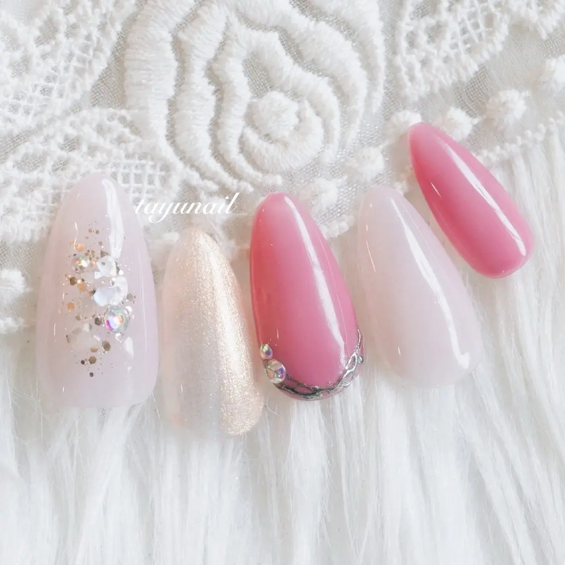 ネイル アートネイル ジェルネイル パラジェル ハンドネイル ネイルサロン 【たゆnail】のネイルデザイン