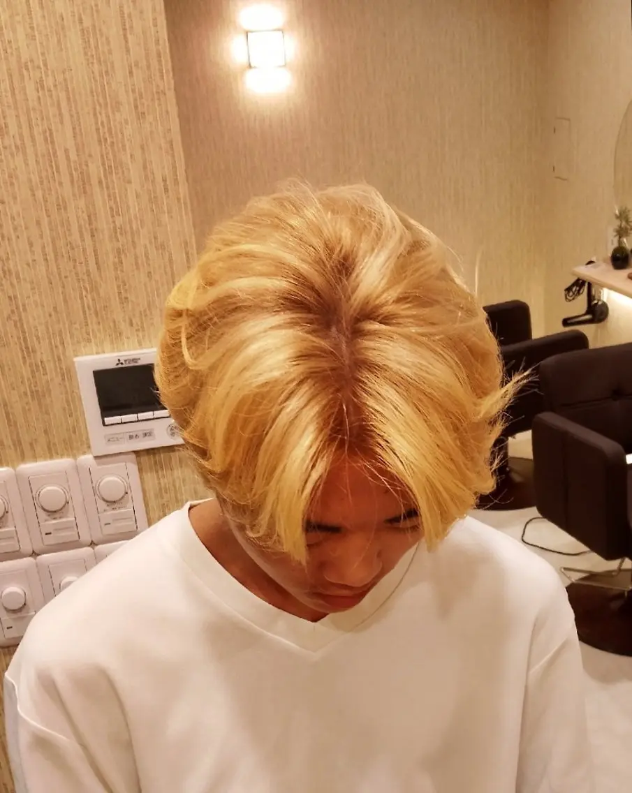 ショート メンズ カット ヘアカラー トリートメント 【渋谷|髪質改善】 美女が沼るヘッドスパのヘアスタイル