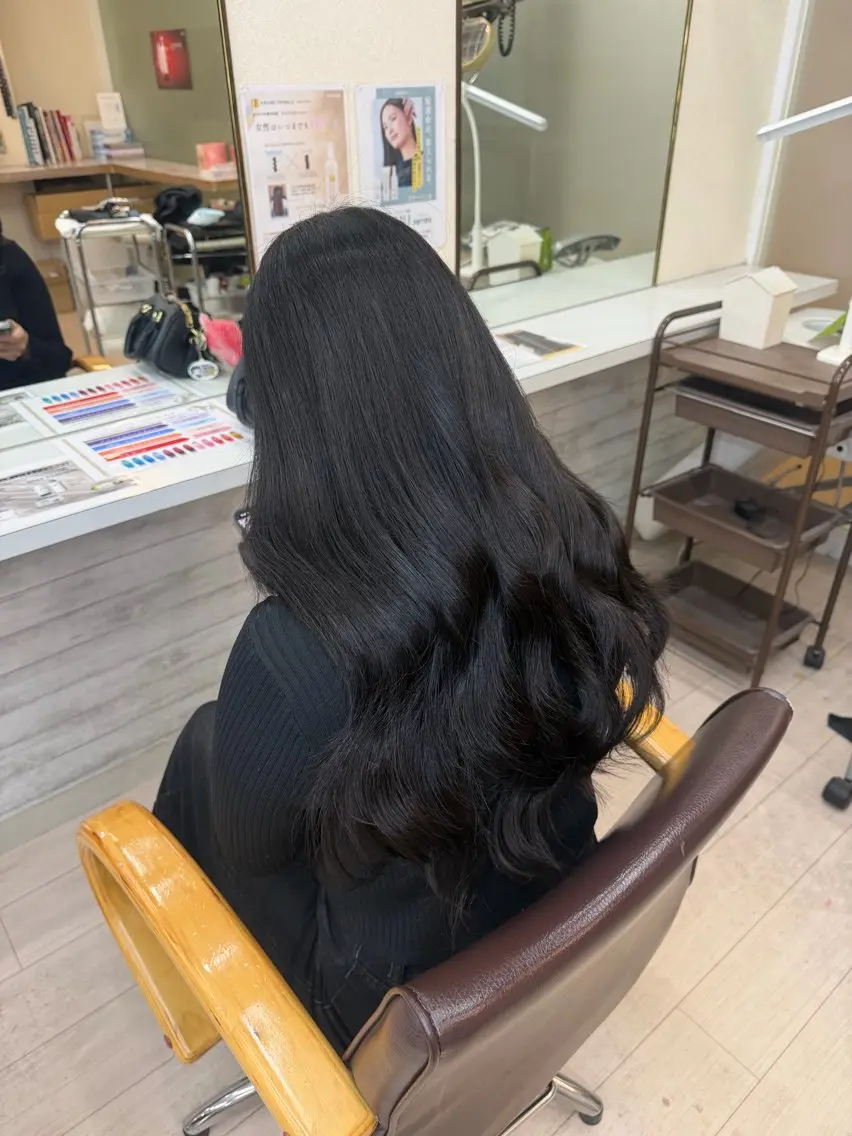 セミロング エクステ Y Uのヘアスタイル