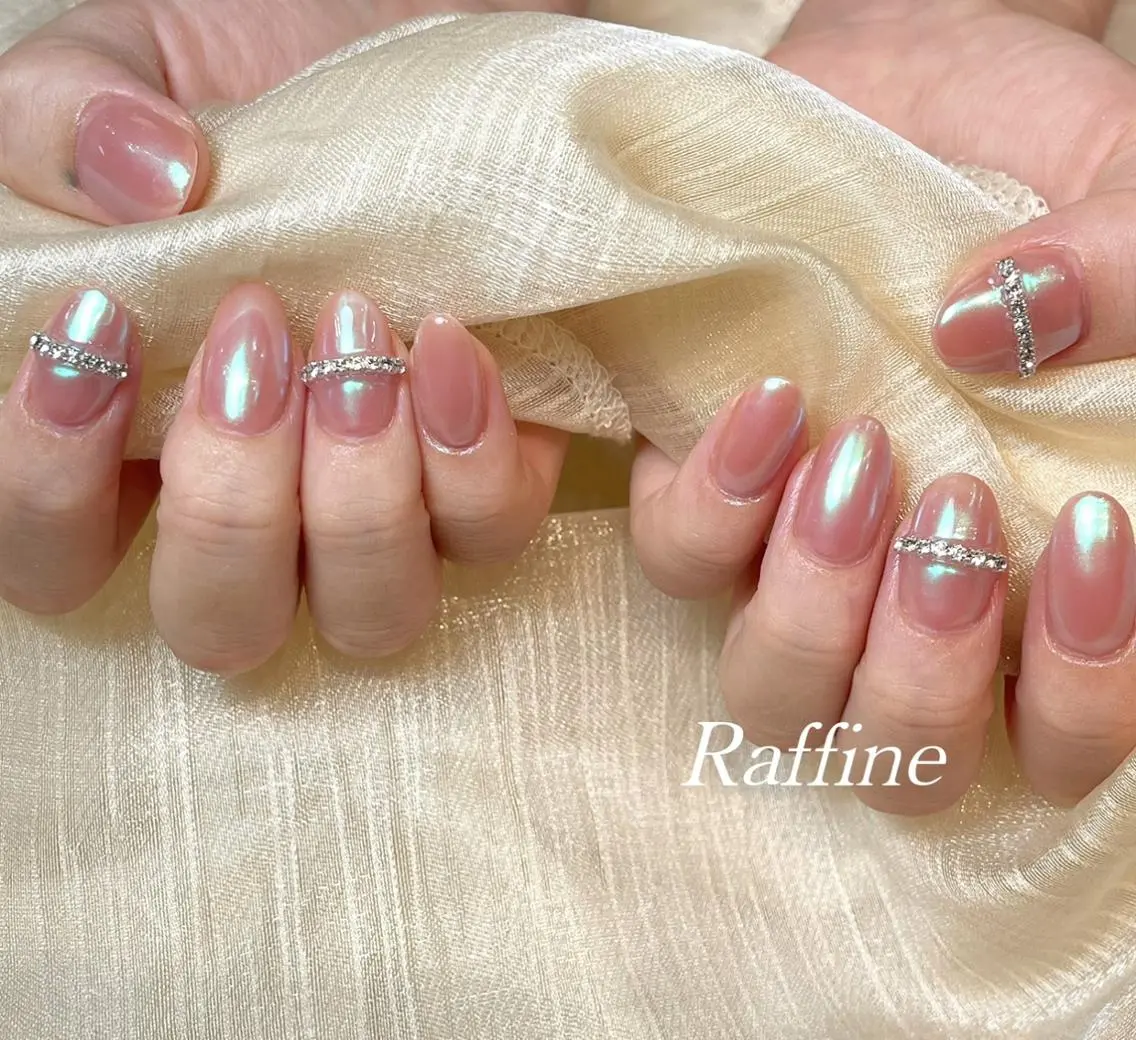 ネイル ハンドネイル RAFFINE haru🦋🩵のネイルデザイン