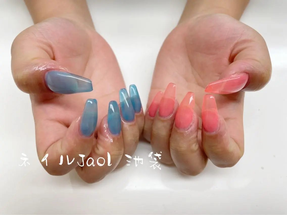 セミロング ネイルJaol 池袋のネイルデザイン