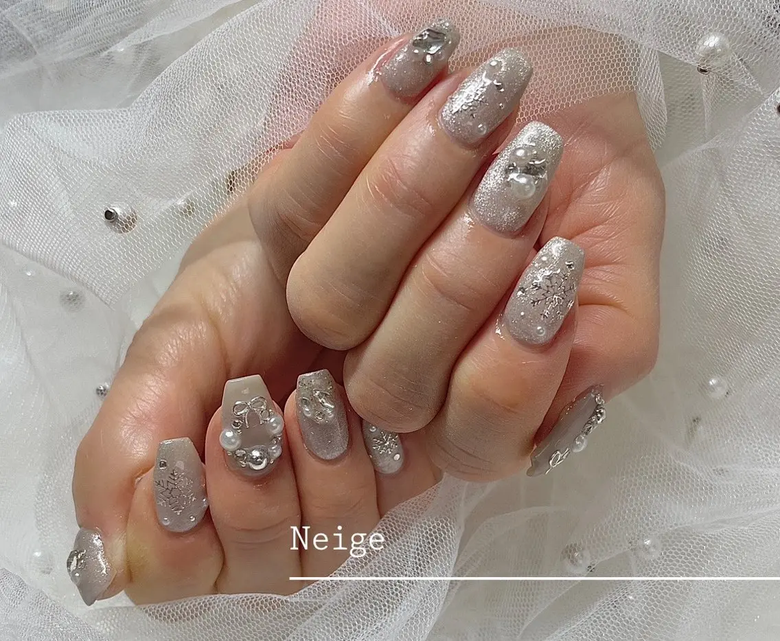 ネイル ハンドネイル Neige‪𓂃ai ＊梅津 / 松尾のネイルデザイン