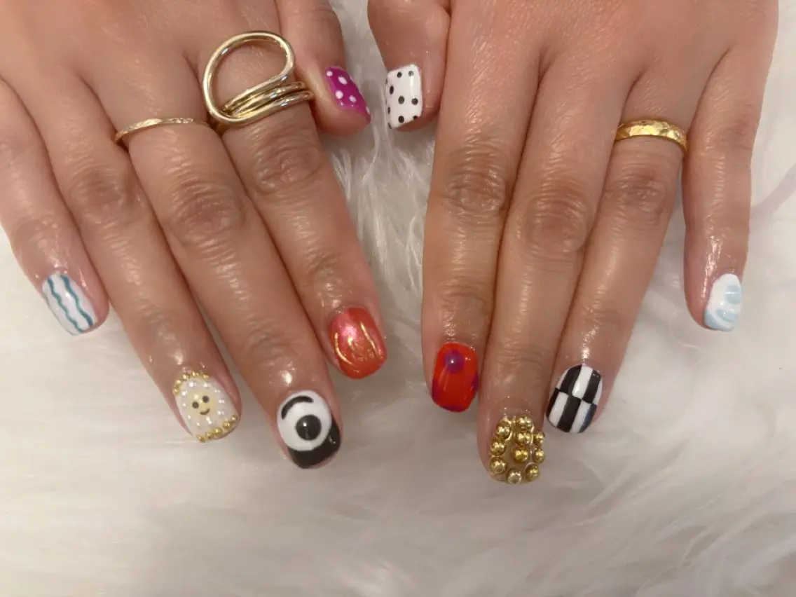 持込ネイル💅パーツ、カラー追加🩷🩵3時間やり放題の写真