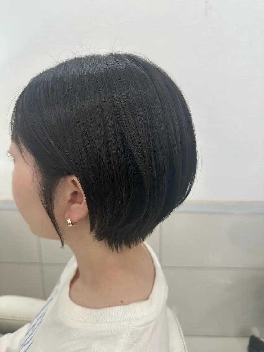 ショート ショートボブ ボブ ショートヘア カット 伊佐 愛のヘアスタイル