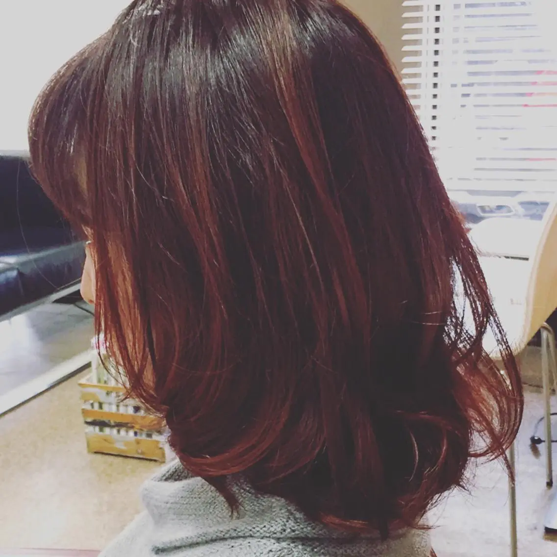 ミディアム 大島 惇のヘアスタイル