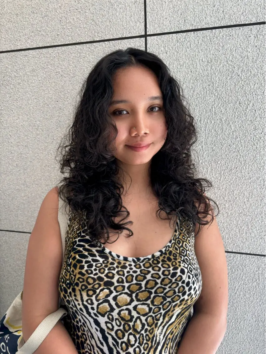 ロング レイヤーカット 大卒フリーランス 美容師☆ぬくいせいなのヘアスタイル