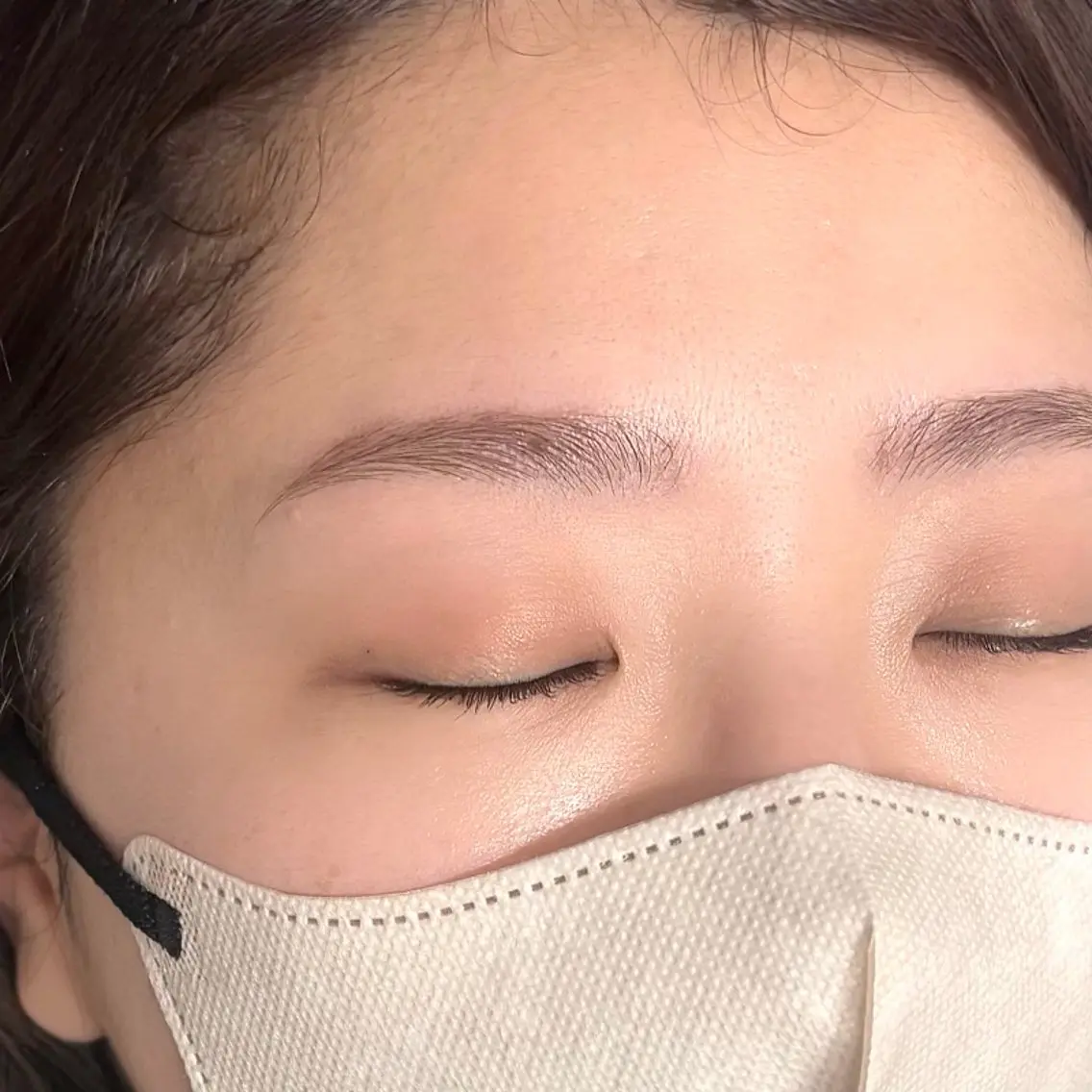 美眉アイブロウワックス+カラーの写真