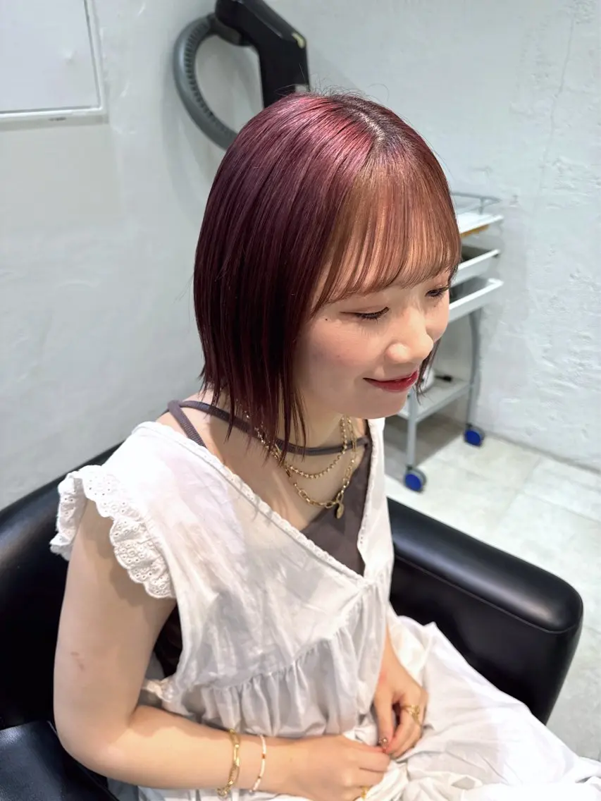 カラー 🍪ﾖｼｲﾊﾙﾈ🍪 ﾗﾍﾞﾝﾀﾞｰｶﾗｰのヘアスタイル