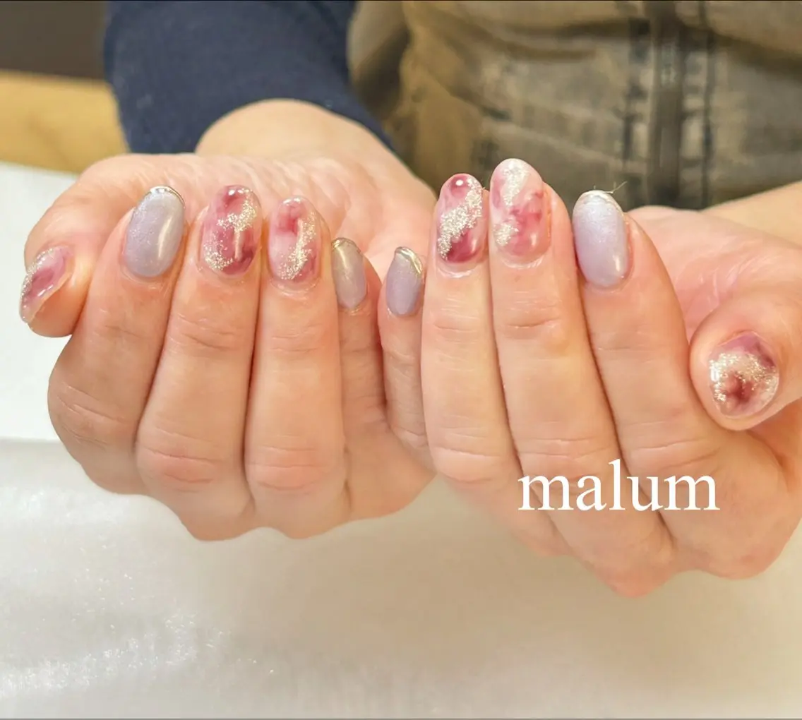 ネイル ハンドネイル malum nailのネイルデザイン