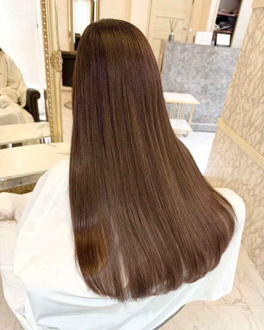 ロング カラー カット ヘアカラー エクステ JADE 💎 Yukiのヘアスタイル