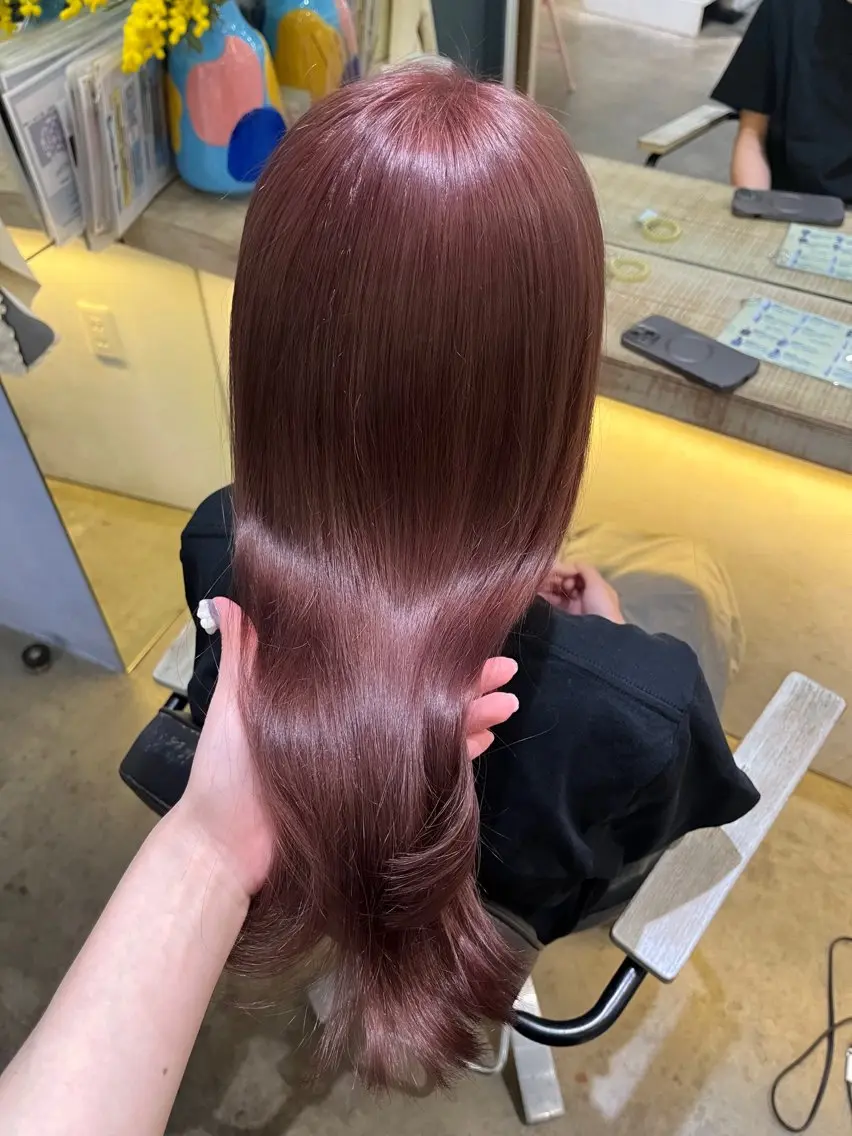 ♡人気NO.2なりたいを叶える♡ケアブリーチWカラー+カット+専用トリートメントの写真