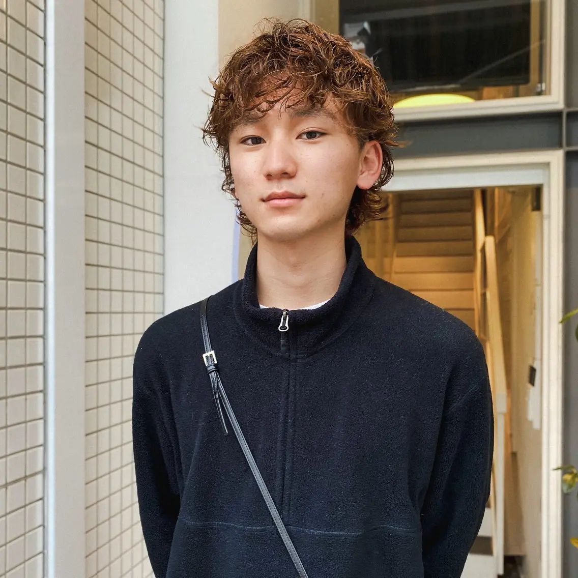 カラー パーマ メンズ メンズパーマ ボブ特化美容師/ ボブパーマ/ミツイのヘアスタイル