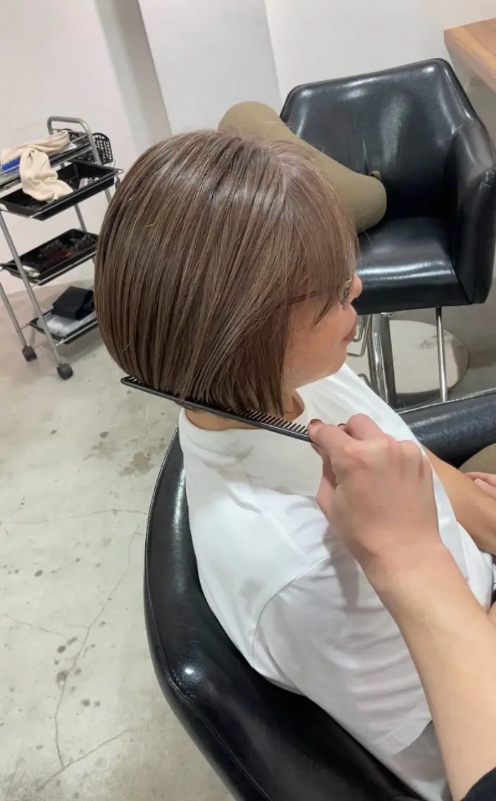 ショート ハイライト ショートヘア 中江 翔のヘアスタイル