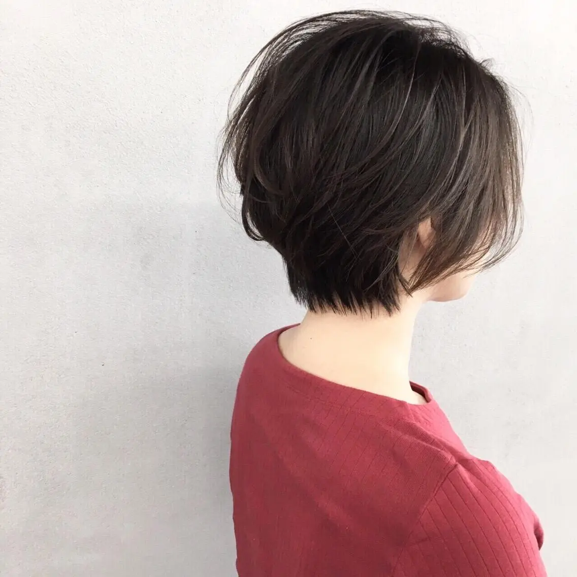 ショート カラー ショートヘア ショート/ボブ/ 白髪染め/メンズ葛西のヘアスタイル