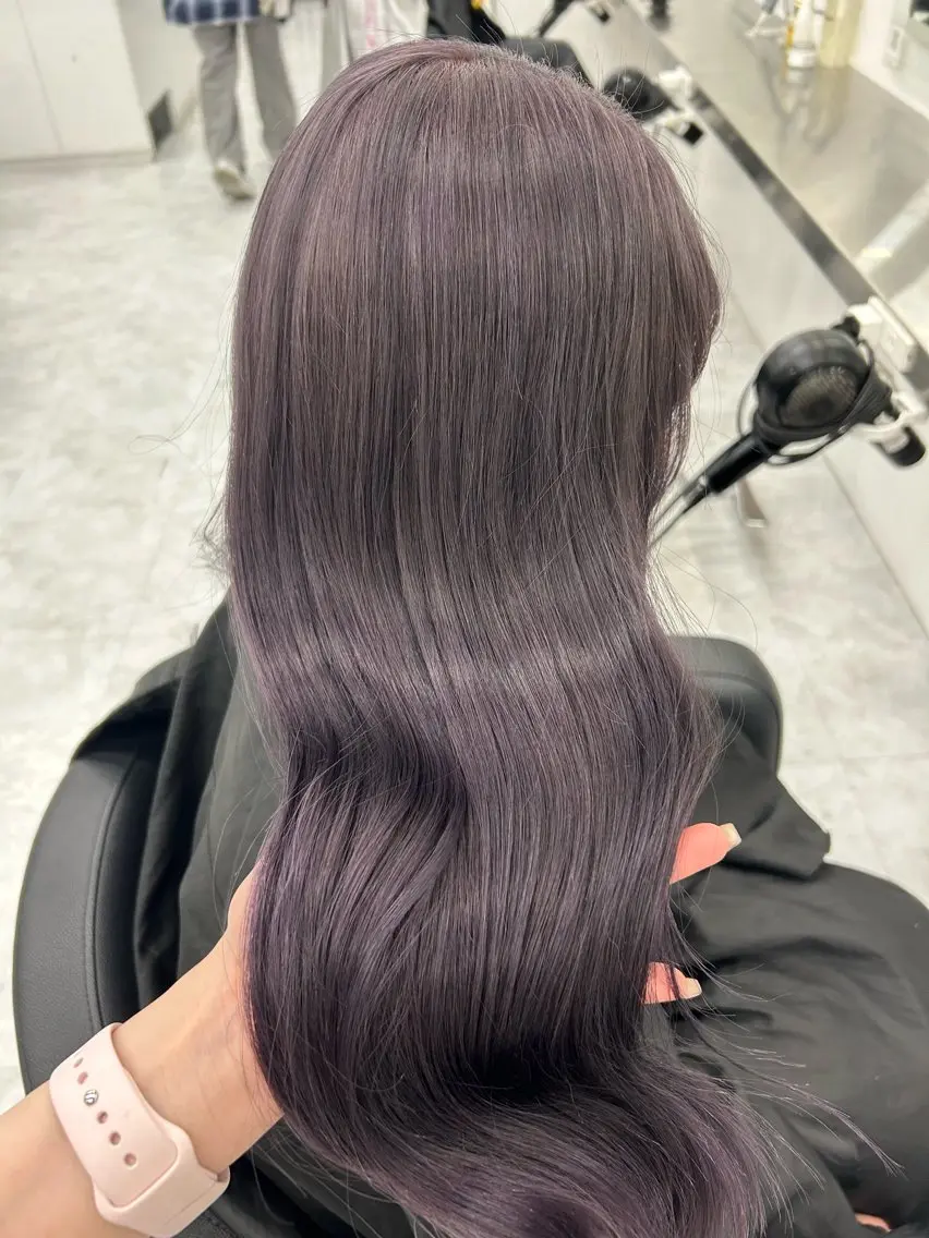 ロング 淡色ラベンダー♡ ニーナ🎀🦙のヘアスタイル