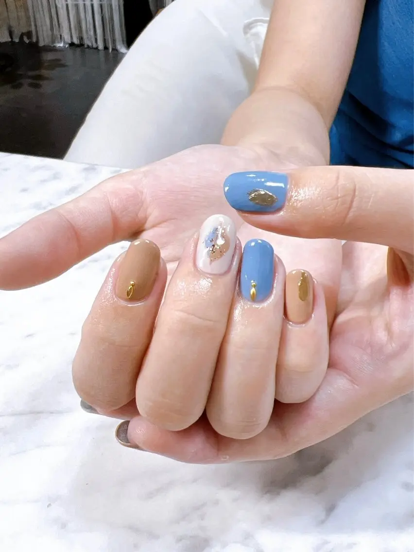 ネイル ニュアンスネイル ハンドネイル CHIC nail /目黒/パラジェルのネイルデザイン