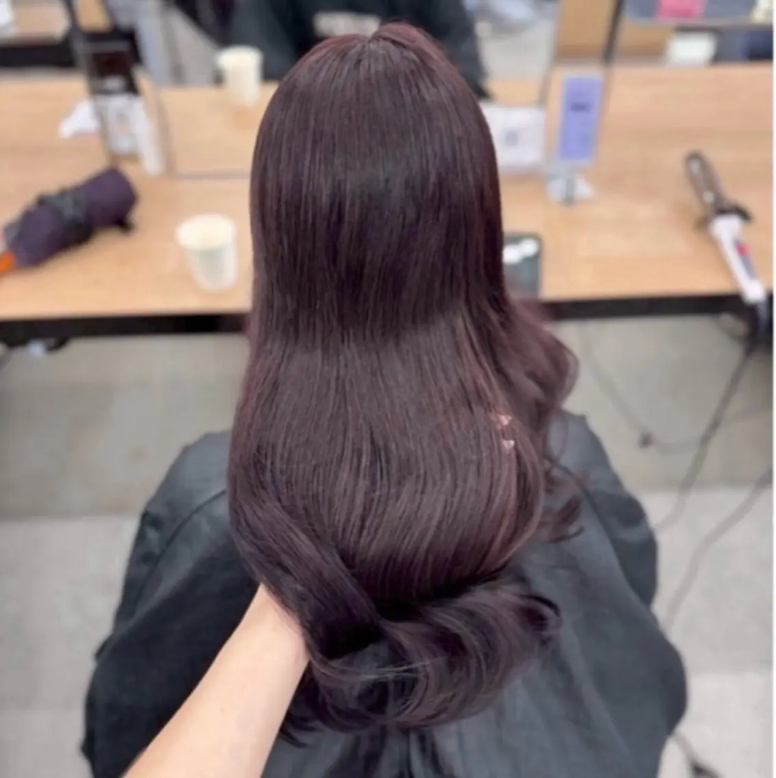 ロング ヘアカラー miku/ラベンダー 透明感カラー🪻❤︎のヘアスタイル