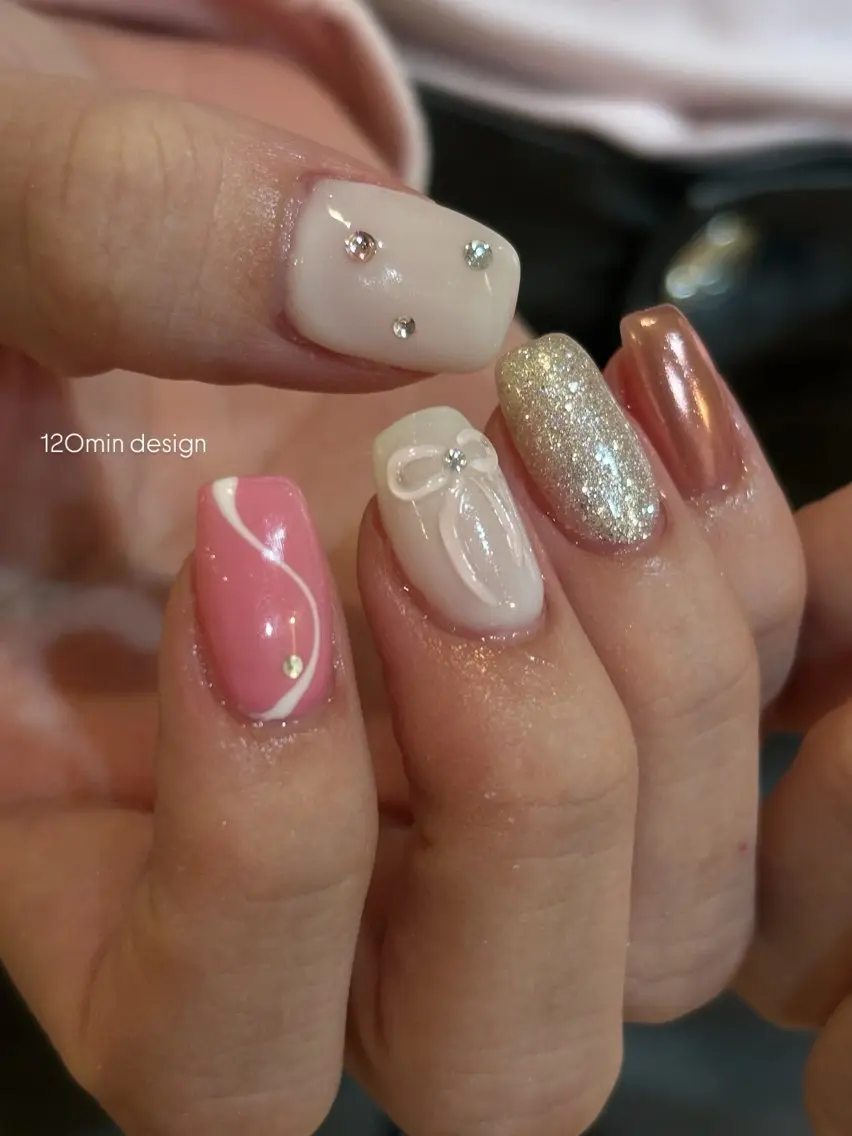 ネイル ハンドネイル 𝗿𝗶𝗰𝗼 ˎˊ˗のネイルデザイン