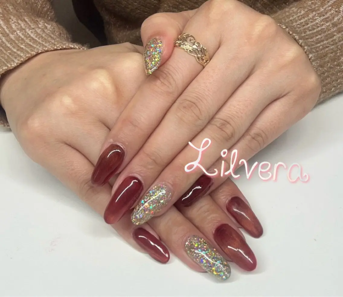 ネイル ハンドネイル 中村 春菜のネイルデザイン